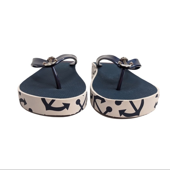 NWT Brighton Ahoy Anchor Thong Sandals - Picture 3 of 8